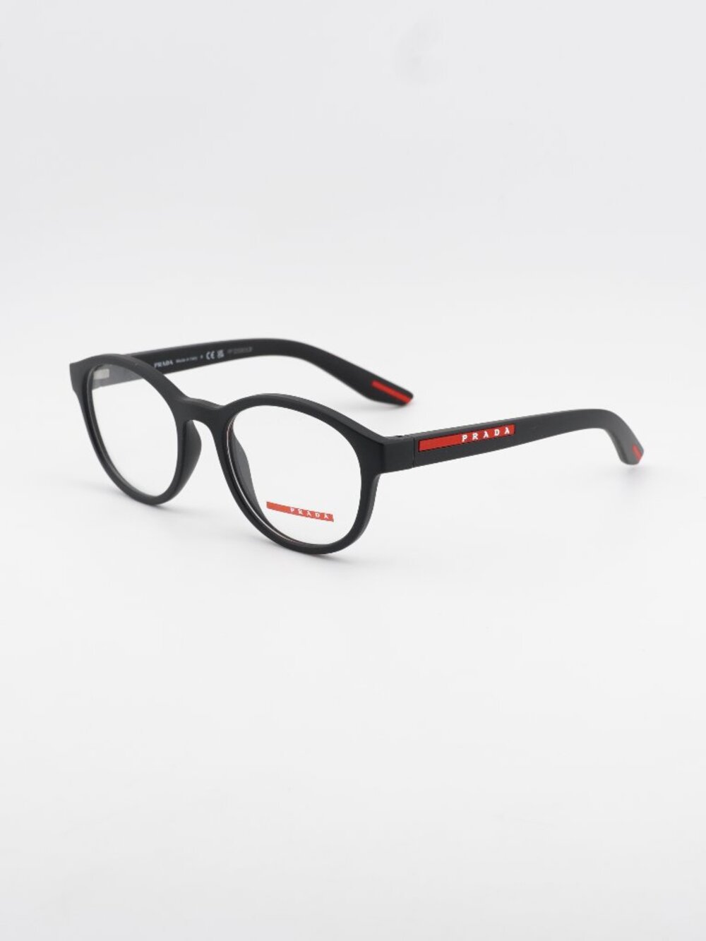 Prada Sport PS07PV DG01O1 Eyeglasses Black 53mm Round Frame